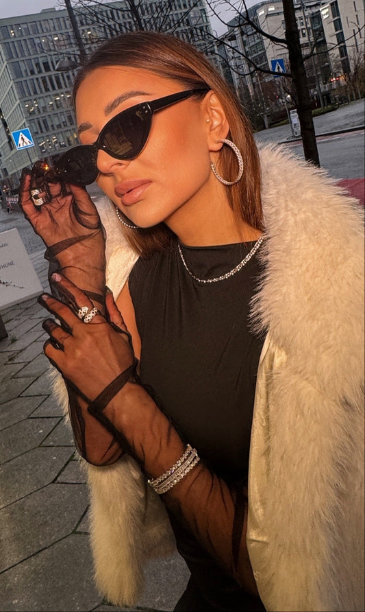 NAMIRAH Adjustable Double Panther Statement Ring
