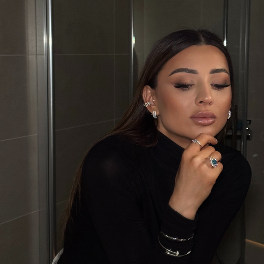 CHARLOTTE Triple Pavé Ear Cuff