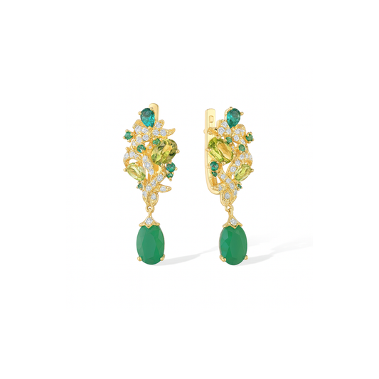 ACCASIA Spinel Cluster Earrings