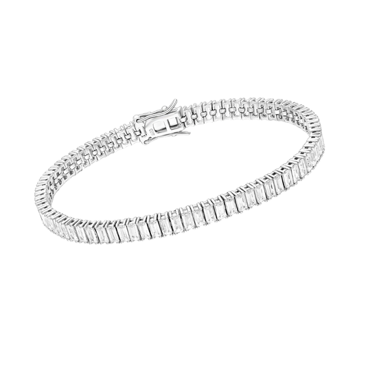 NATALIE Emerald-Cut Tennis Bracelet