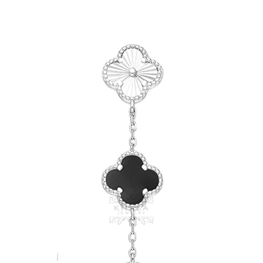 FLEUR CLOVER DANGLING EARRINGS