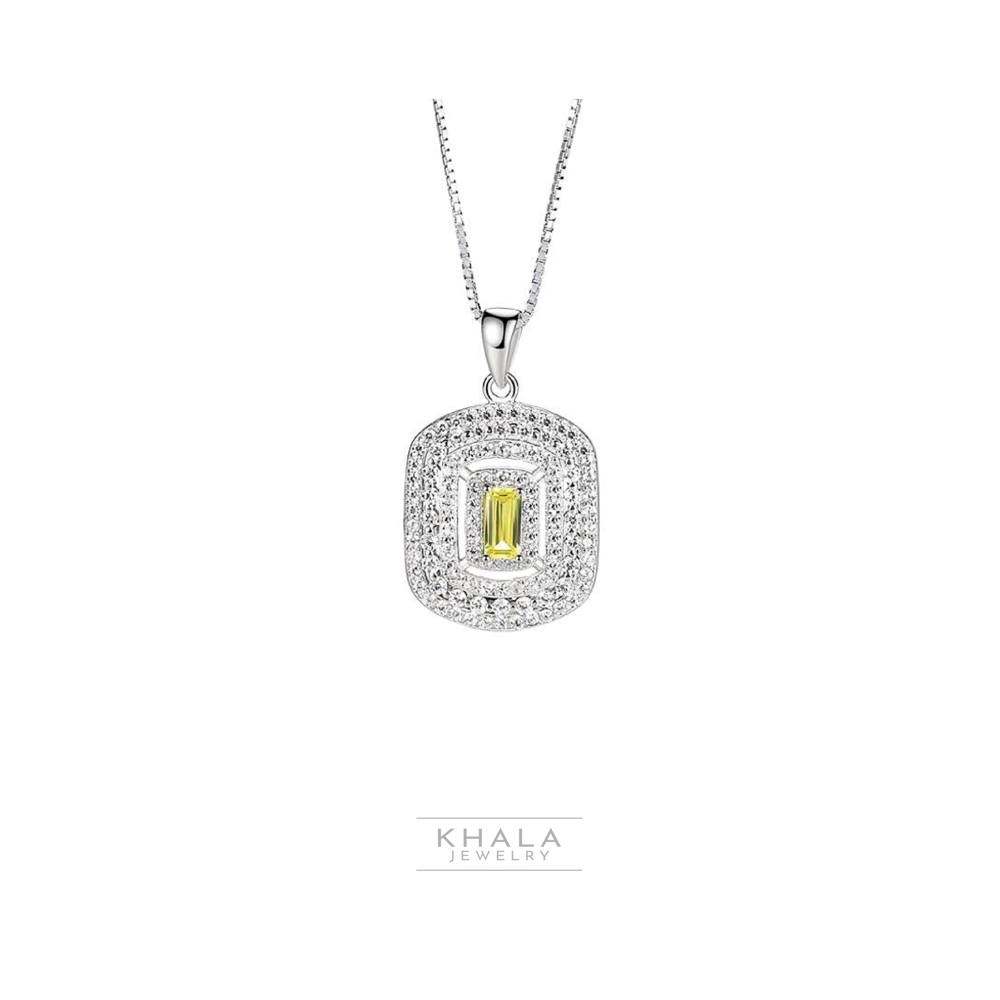 HATOR Citrine Dangling Earrings - Khala Jewelry