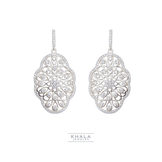 MERIMA Silver Dangling Earrings