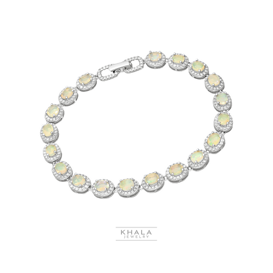 IARA Opal Halo Bracelet